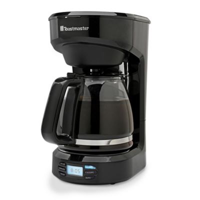 Toastmaster 12-Cup Programmable Coffee Maker in Black - Bed Bath & Beyond